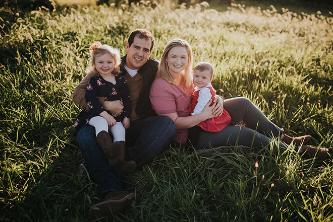 Dr. Robertson and family